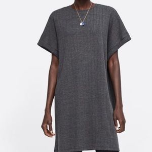 Ribbed tshirt dress
